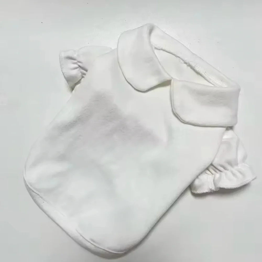 Red Velvet puppy dog Dress with Bow Christmas outfits - Picture 7 of 9